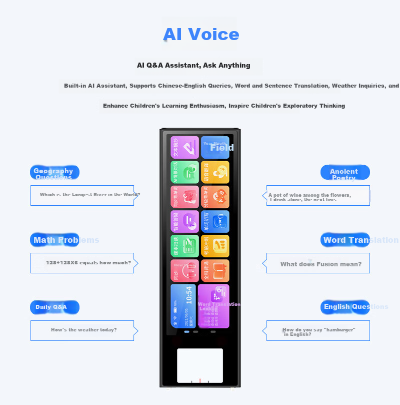Koridy S5 English Dictionary Pen, Listening Treasure 5.0 Large Screen Speaking Practice Machine, Reading Pen for Primary And Secondary School Textbooks, Synchronized with College Entrance Exam, Portable Learning Device for Listening Comprehensio 10