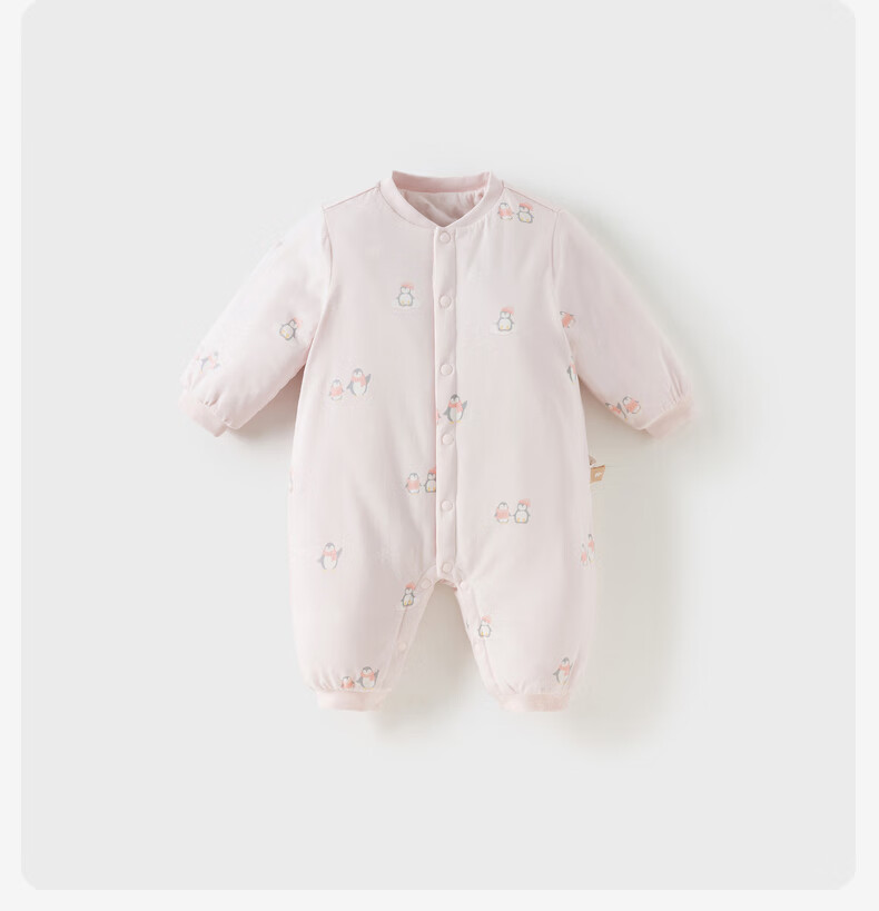 DAVE & BELLA Newborn Knitted Quilted Romper Autumn Winter Baby Girl Boy Infant Jumpsuit 2