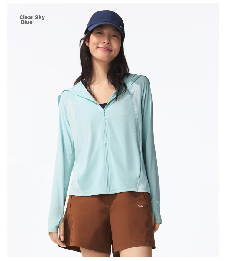 Beneunder Women's Loose Breathable Sun Protection Jacket Portable Lightweight Outdoor AS100 Sand Apricot L 5
