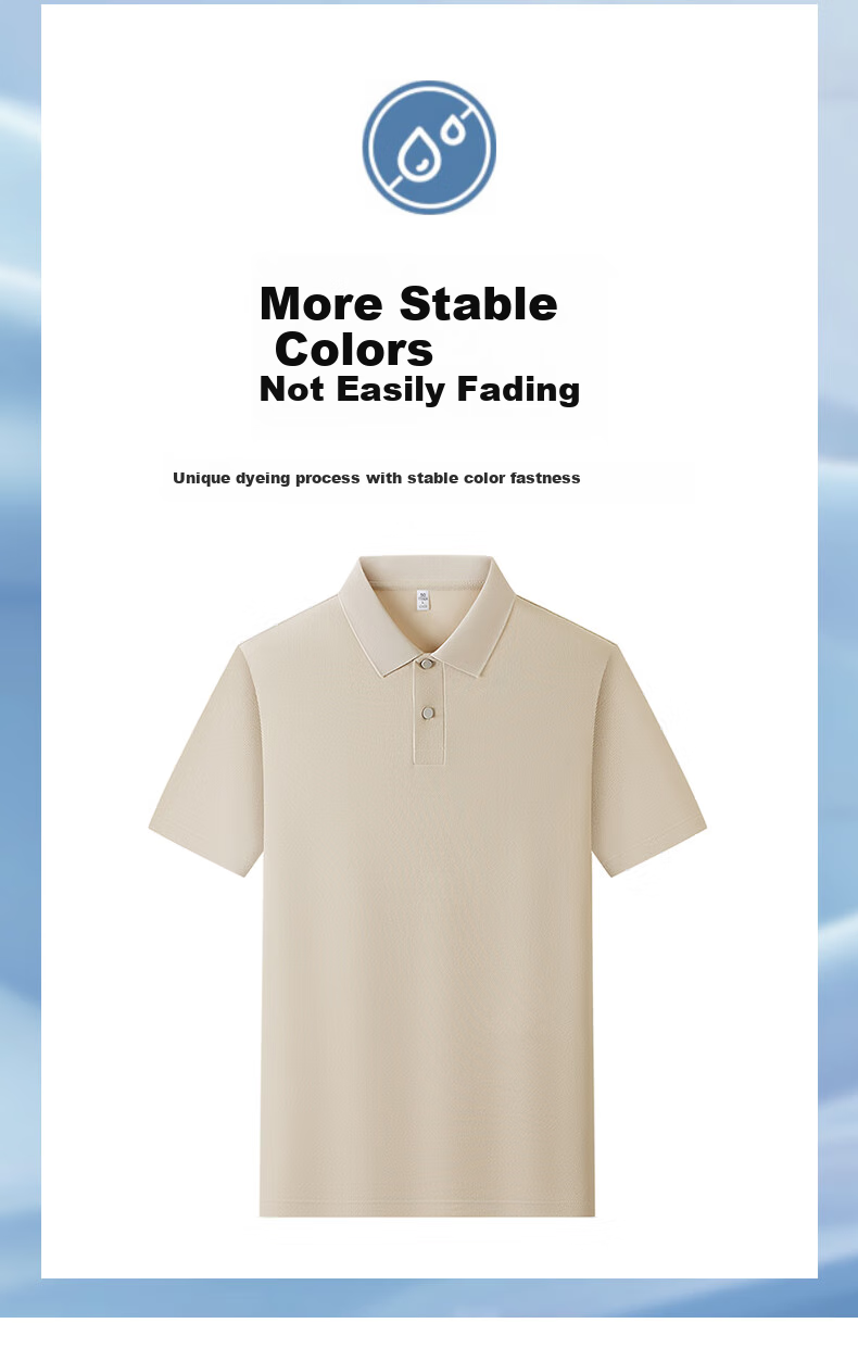 ROMON Short-Sleeve Polo Shirt for Men, New Style 7A Antibacterial Quick-Dry Business T-Shirt for Young And Middle-Aged, Summer 201 White L 5