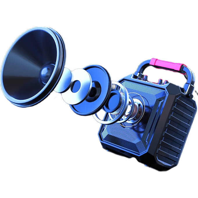 Портативная Bluetooth-колонка Newmine K220, 6.5 дюймов, 120 Вт, караоке, уличная, с микрофоном, Черный