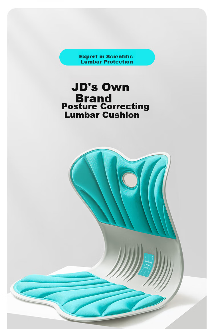 JD Original Posture-Correcting Lumbar Support Cushion, Back Support for Students, Seat Cushion, Breathable Ergonomic Lumbar Support Pad 2