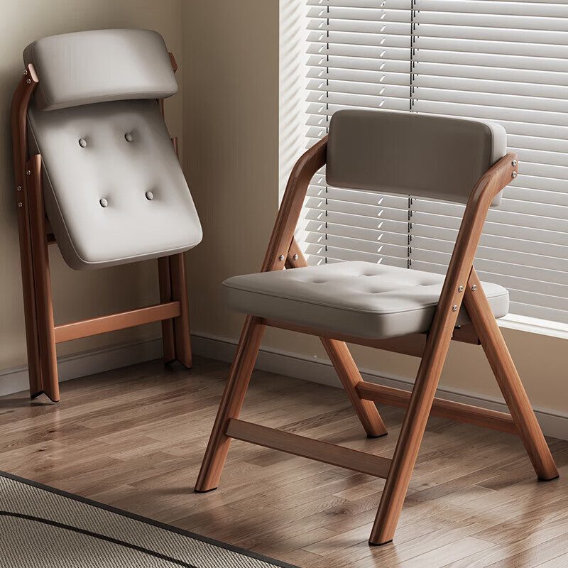 Yimo Stackable Chair, Home Computer Chair, Dormitory Padded Backrest Chair, Office Chair, Study Chair, Dining Chair, Seat Chair, Off-White Color