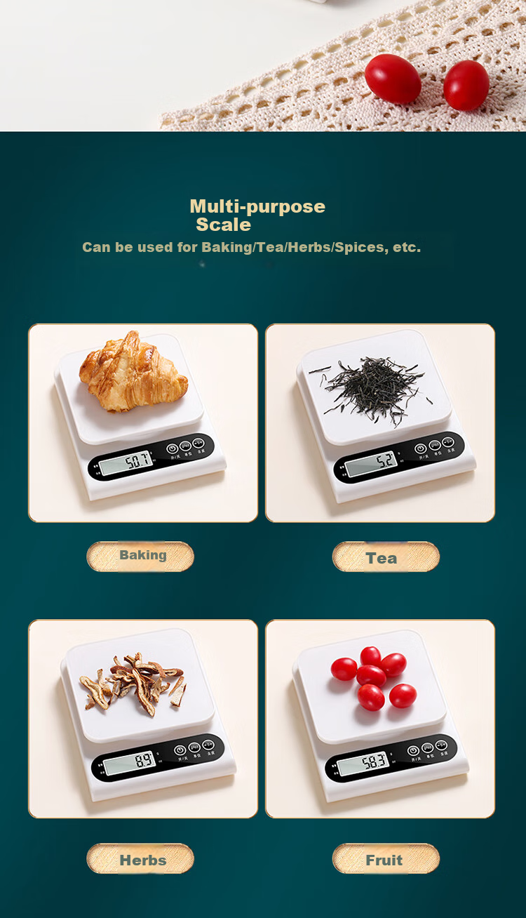 BJ Electronic Kitchen Scale, 0.1g/5kg High-Precision Food Scale, Baking Scale, Coffee Weighing Scale, Gram Scale 2