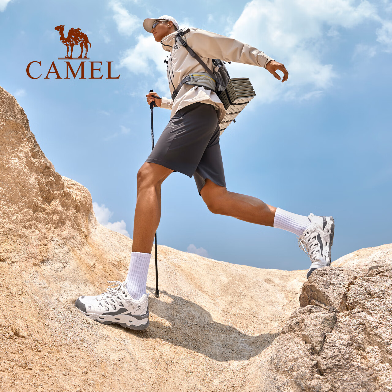 CAMEL [Moyan 2nd Gen] Outdoor Hiking Shoes Unisex Non-Slip Durable Lightweight Breathable Sports Sneakers