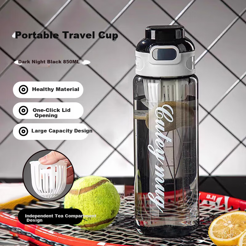 Chayan Sports Water Bottle, Large Capacity, for Men And Women, Outdoor Activities, Fitness, Summer Use, Portable Water Jug for Students, 850ml