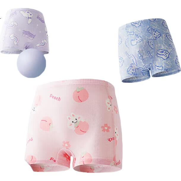 Комплект детского нижнего белья AIMER KIDS, трусы-шорты для девочек, модальные, с принтом, для всех сезонов, размер 130