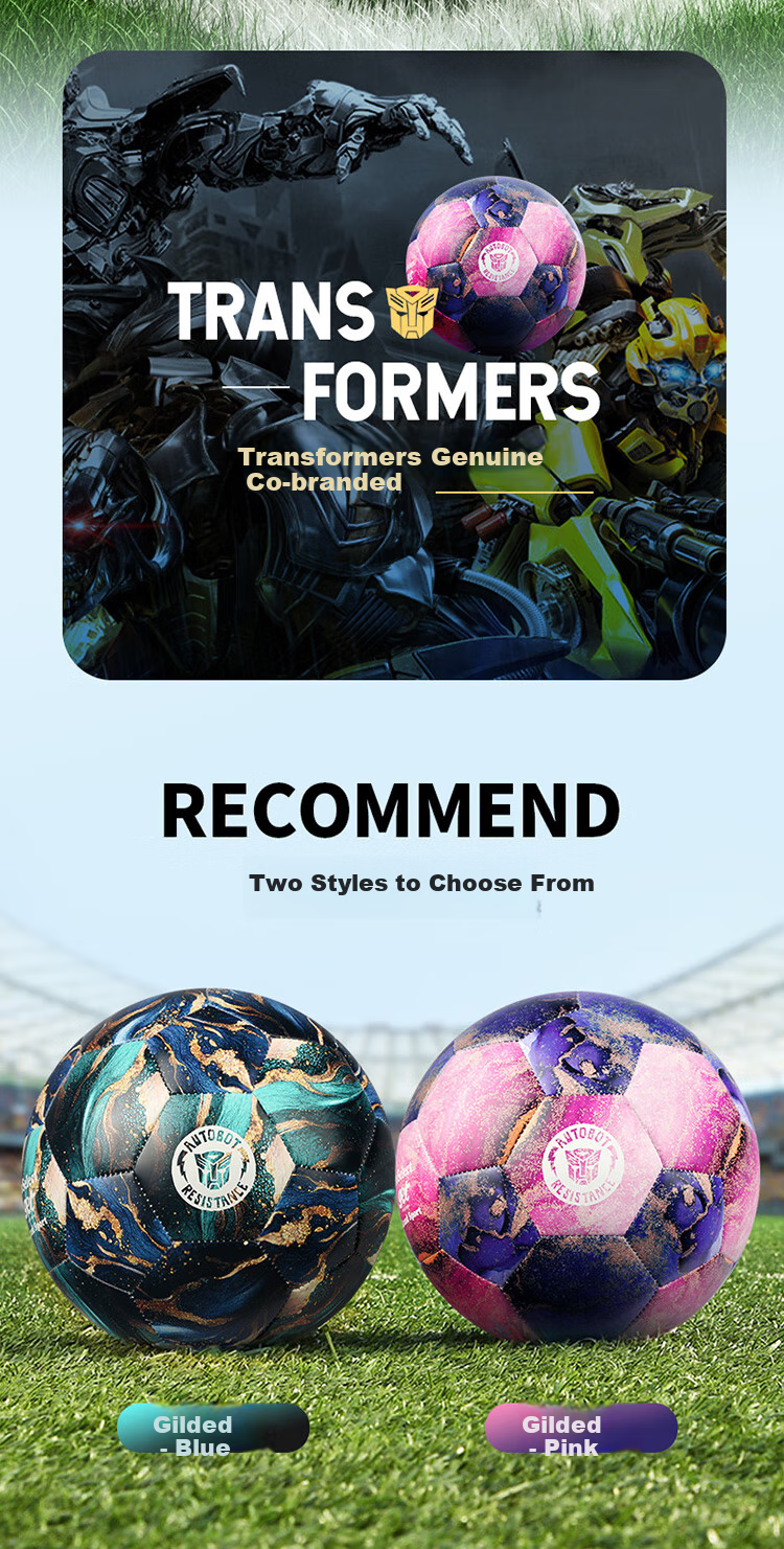 ProSelect Children's Soccer Ball Size 5 PU Durable Machine-Stitched Training Competition Student Exam Standard Football GTF127M 2