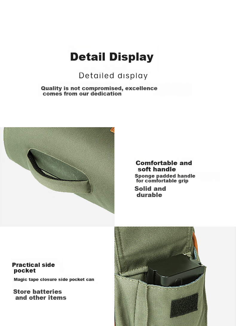 Pulewei Shoulder Crossbody Camera Bag, Protective Rain Cover, Waterproof, for Mirrorless And DSLR Users, Professional Lens Travel Portable Storage Bag 13