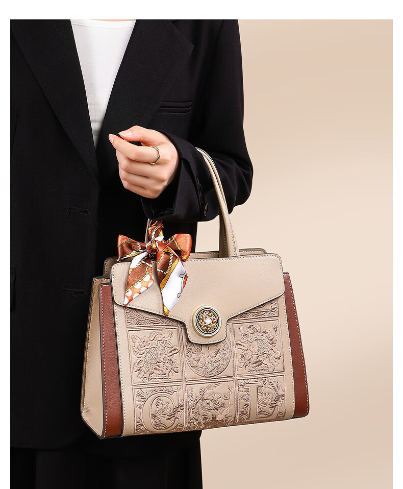 Millies Leather Handbag, Women's Bag, Tote Bag for Mothers, Luxury Crossbody Shoulder Bag, Birthday And Mother's Day Gift, Practical Present for Mom 1