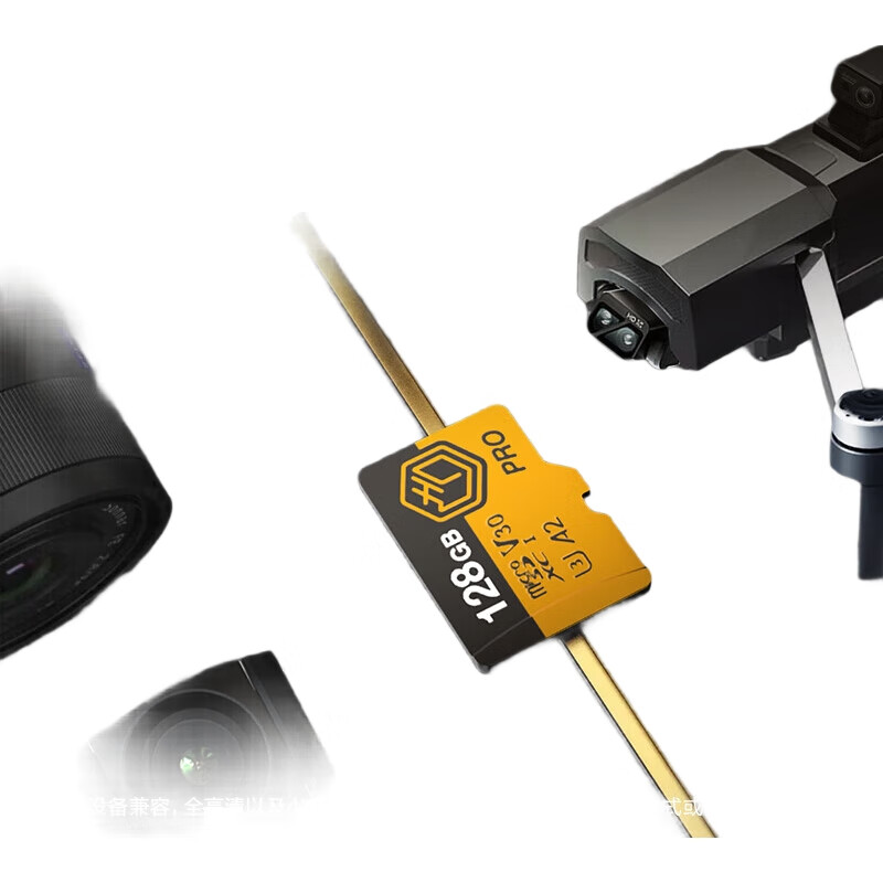 Карта памяти JD Original 128GB TF, 4K Ultra HD, Gold Label Pro Series, U3 V30 A2, для дронов и экшн-камер, скорость чтения 200 МБ/с