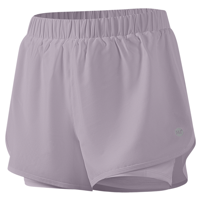361° Women's Sports Running Shorts Anti-Exposure Yoga Layered Fitness Shorts