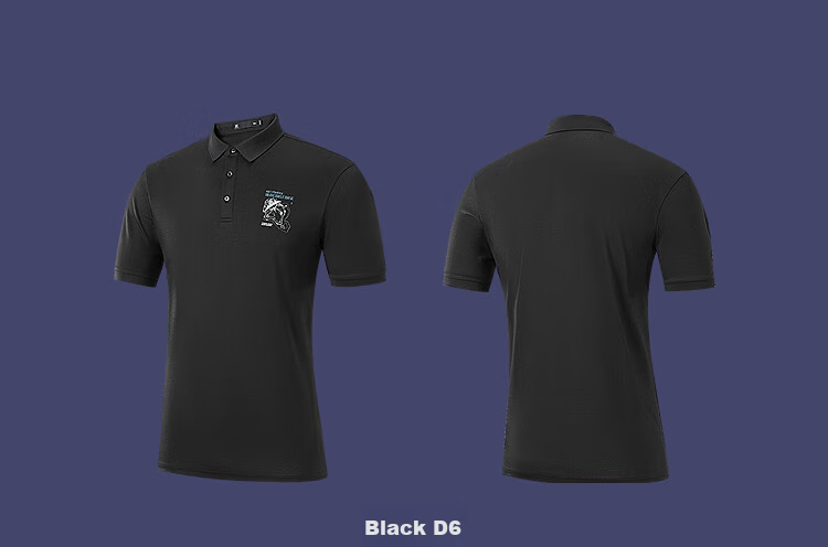 HLA Short-Sleeve Polo Shirt for Men, Three-Body Collaboration Series, Cool-Feeling Short Sleeves for Men in Summer 10