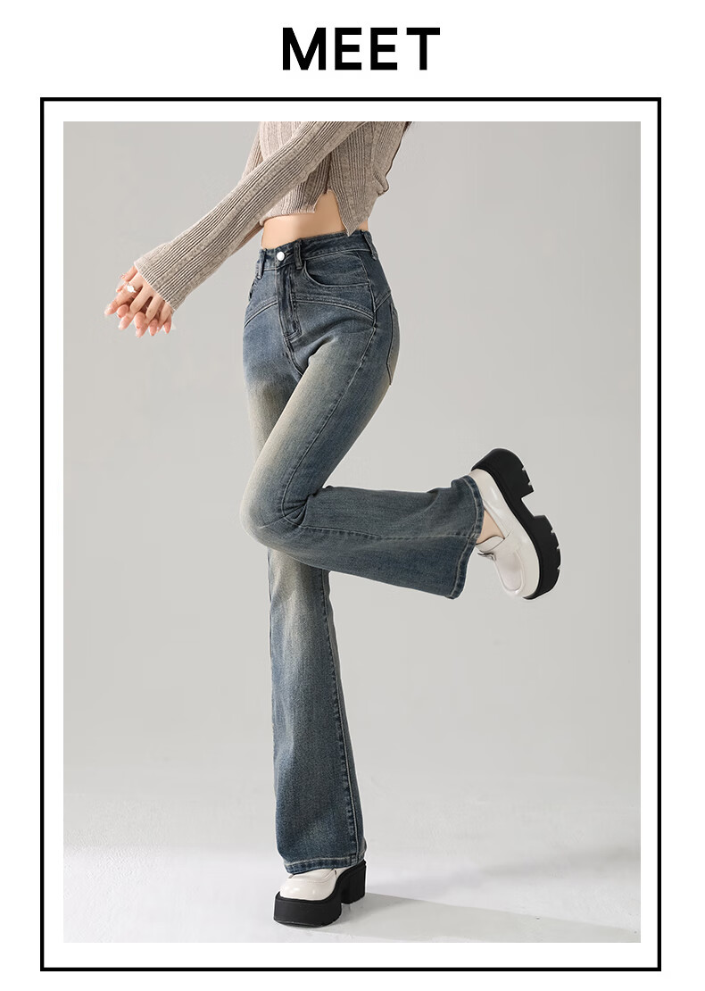 Jeanswest Women's Spring Summer Loose Slim Fit Stretchy Cement Gray High Street Straight Leg Cigarette Pants Cement Gray XL 4
