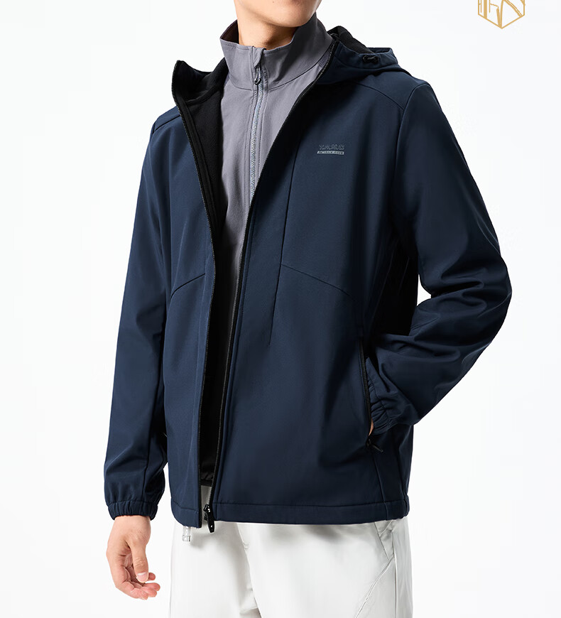 361° Men's Autumn Winter New Three-Protection Fleece-Lined Sports Casual Jacket Windbreaker Fleece Coat 652544605D-3 6