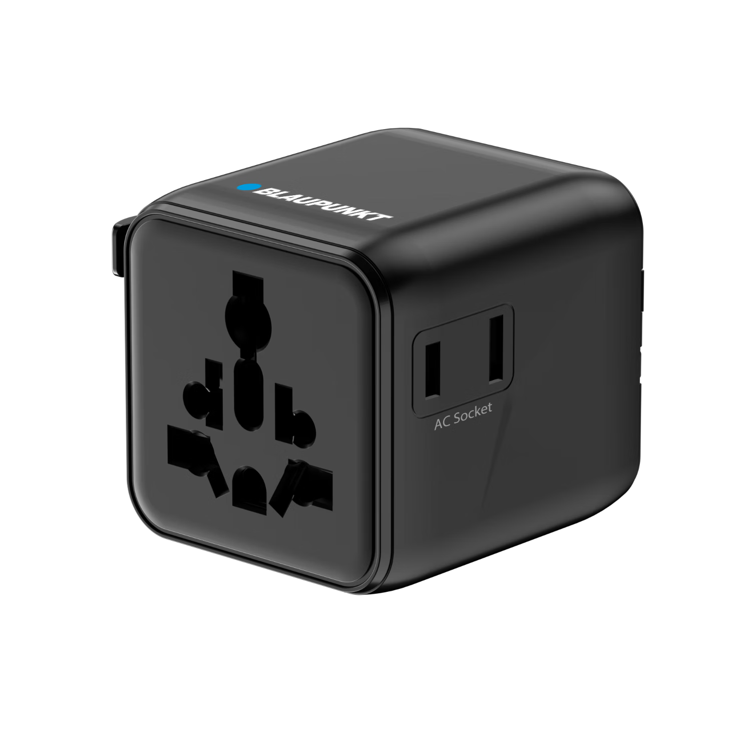 BLAUPUNKT Multi-Standard Converter Plug with Overheat And Overcurrent Protection, Mini Portable Universal Adapter for UK, EU, US, Australian, Hong Kong, Macau, South Korea, Japan Compatible for Travel And Business Trips