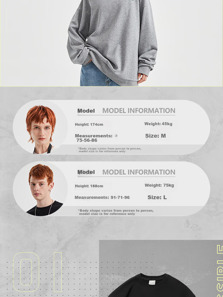 Li-Ning [Unisex] Sports Sweatshirt, Fashionable Casual Pullover, Long-Sleeve Round Neck, Loose And Comfortable Versatile Top for Men And Wome 8