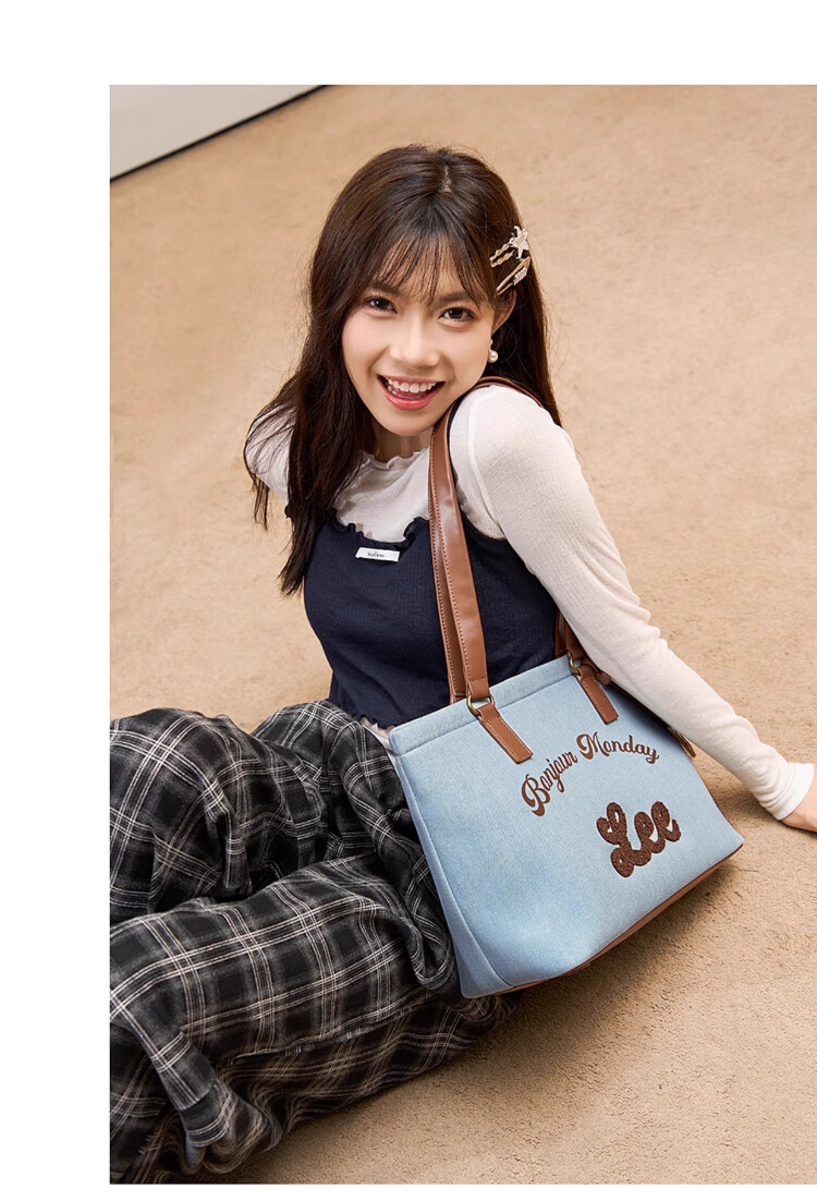 Lee Women's New Tote Bag, Handbag for School, Large Capacity Laptop Bag, Shoulder Bag, Gift, Birthday Present 20