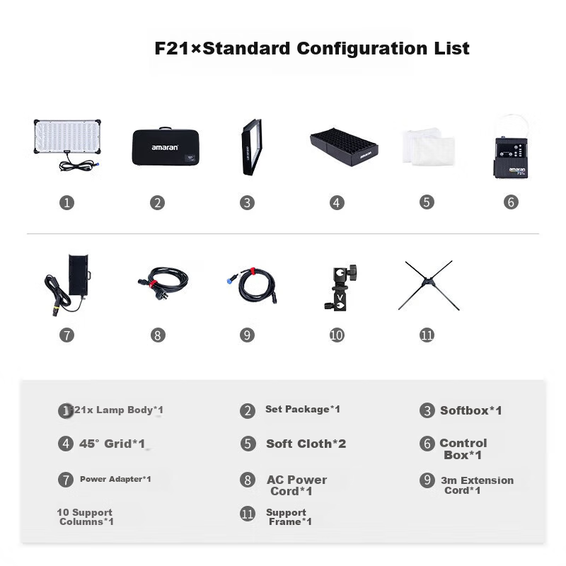 Aputure F21X Roll-Up Light, Live Streaming Fill Light, Adjustable Cool And Warm Color Temperature, Portable for Portrait Photography, Video Photography Light, Continuous Light