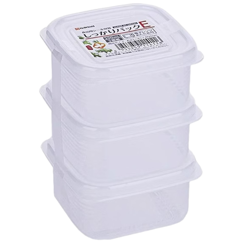 KATEI STORY Japanese Refrigerator Frozen Meat Storage Box Food-Grade Freezer Storage Small Fresh-Keeping Sealed Compartment Box
