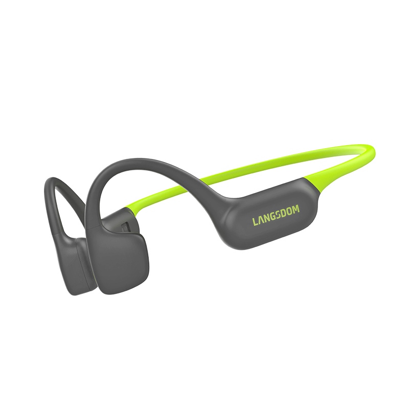 Lanshidun AirSwim Neo Bone Conduction Headphones, Open-Style Swimming Bluetooth Earphones, Waterproof Running Wireless Sports Earphones for Apple And Huawei, Blue Wave Gree