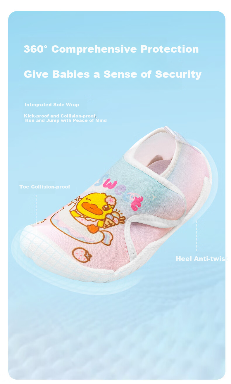 B.Duck Children's Beach Shoes, Boys And Girls Swimming Shoes, Non-Slip Breathable Anti-Puncture Outdoor Stream Tracing Shoes 3