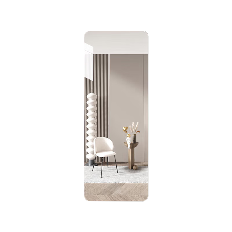 XIAOJIANGCAI Full-Length Wall-Mounted Mirror for Dormitory Home Dressing Bedroom Closet 50*160cm