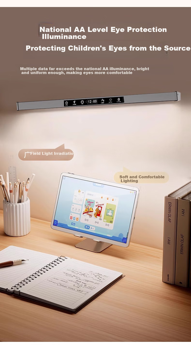 Heart Lock Full Spectrum Wall-Mounted Eye Protection Desk Lamp with Magnetic Ceiling Mount, Cool Light for Student Dormitory And Children's Study Desk 5