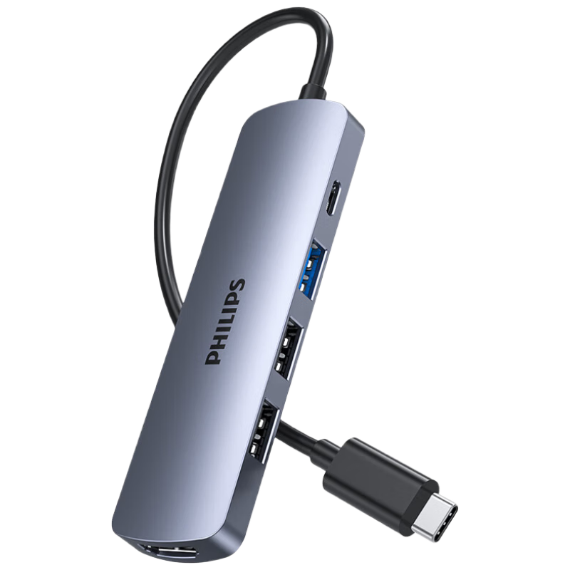 PHILIPS Type-C Docking Station USB-C to HDMI Thunderbolt 4 Hub Adapter for Apple Huawei Laptop Universal MacBook iPad Pro Converter