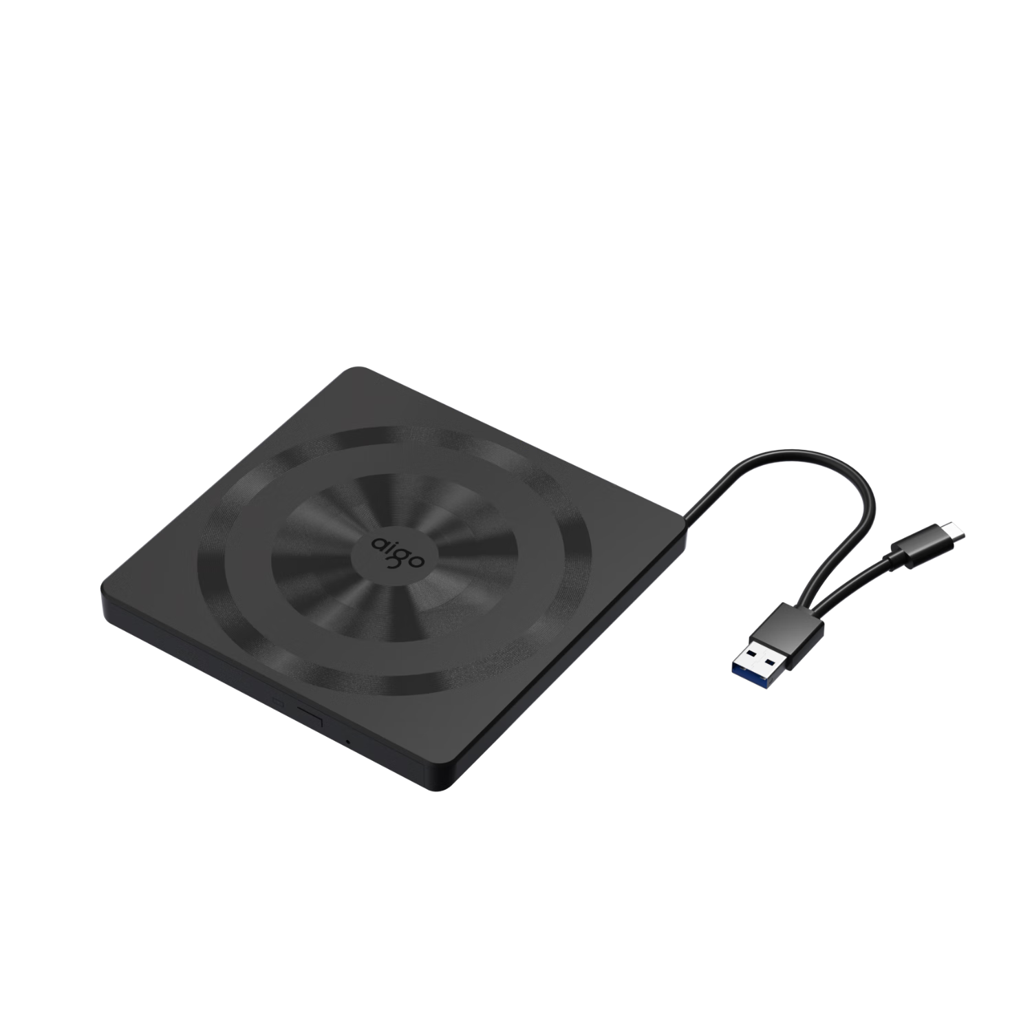 Aigo 8x External USB Optical Drive, DVD External Burner, Portable Optical Drive for Laptops, External Read And Write All-In with 2 4.7GB Discs G95