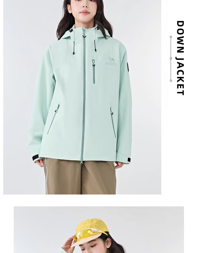 Camel Women's King Kai Armor 3-in-1 Unisex Autumn Winter Waterproof Mountaineering Jacket 4
