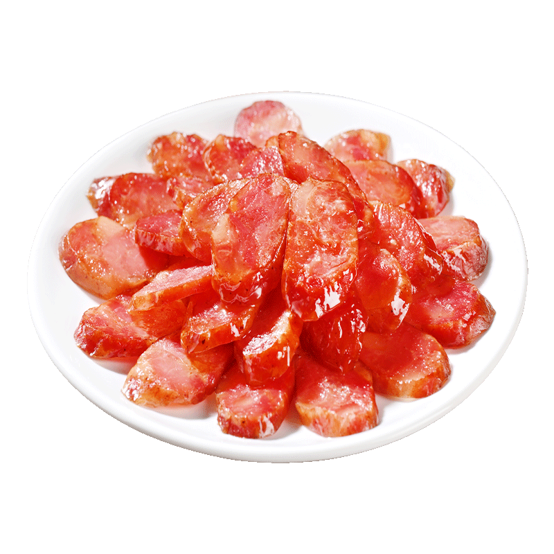 杨大爷四川特产川味腊肠烟熏五福香肠500g1斤装