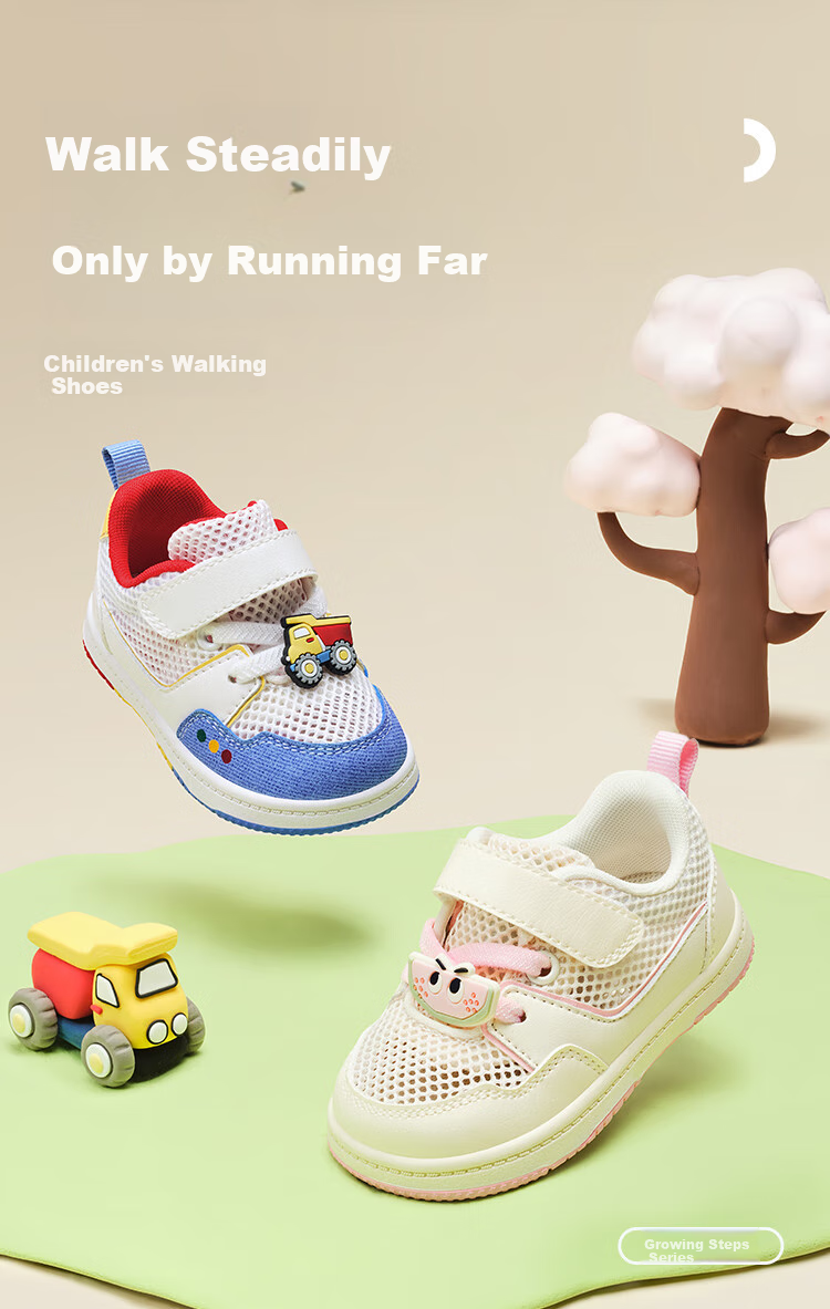 BALABALA Children's Shoes, Baby Walking Shoes, Kids' Sneakers, Infant Boys' And Girls' Summer New Breathable Shoes 1