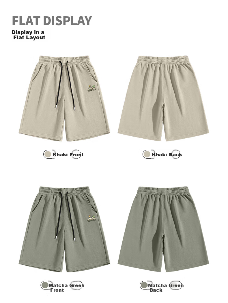JEANSWEST LIFE Men's Summer Thin Cotton Casual Loose Sports Shorts 2026 New Five-Point Pants 10