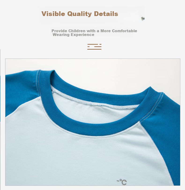 LangSha Children's T-Shirt, Boys' Short Sleeve, Girls' Summer Thin Top, Breathable Quick-Dry Class A Lyocell Loungewear Pajamas 9