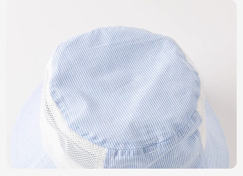 David Bella Kids Breathable Boys Striped Bucket Sun Hat Fisherman Cap 5