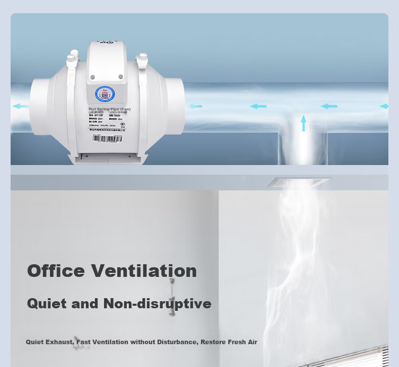 NW (NYYW) Duct Fan, Quiet Exhaust Fan, Ventilation And Exhaust Fan, Axial Flow And Mixed Flow Fan, DPT-250P 9