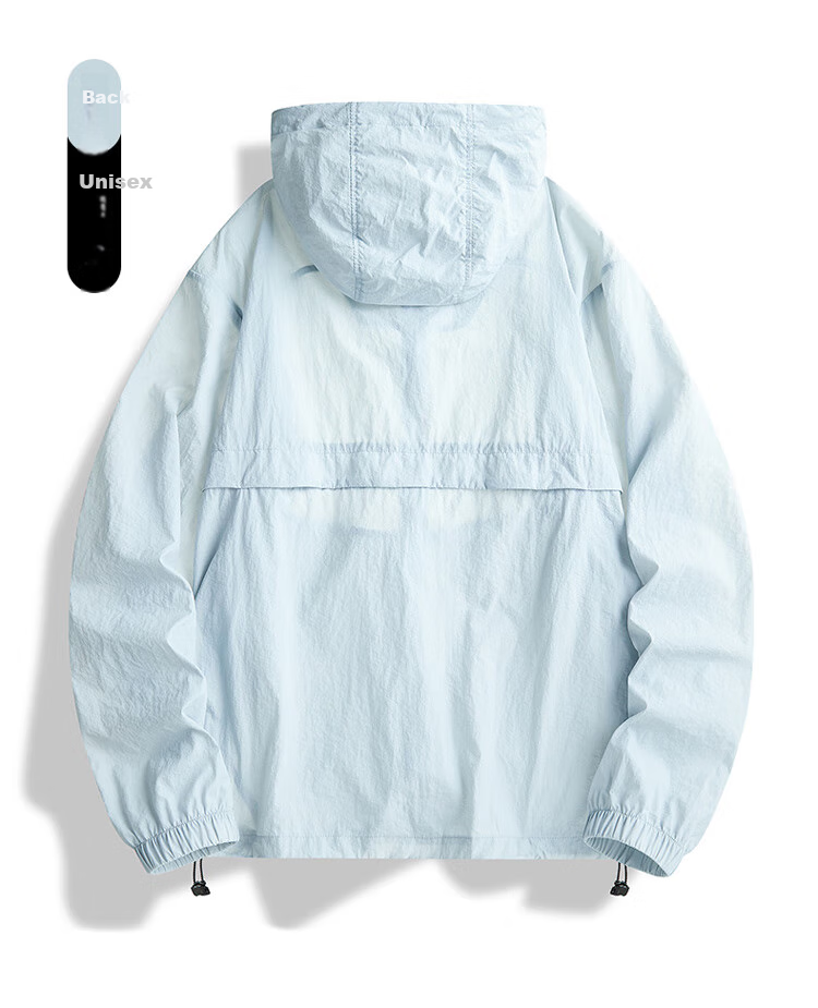 JEEP SPIRIT Men's Sun Protection Jacket, Summer UV-Resistant Coat, Ice Silk Breathable Thin Outdoor Fishing Sun Protection Clothing 13