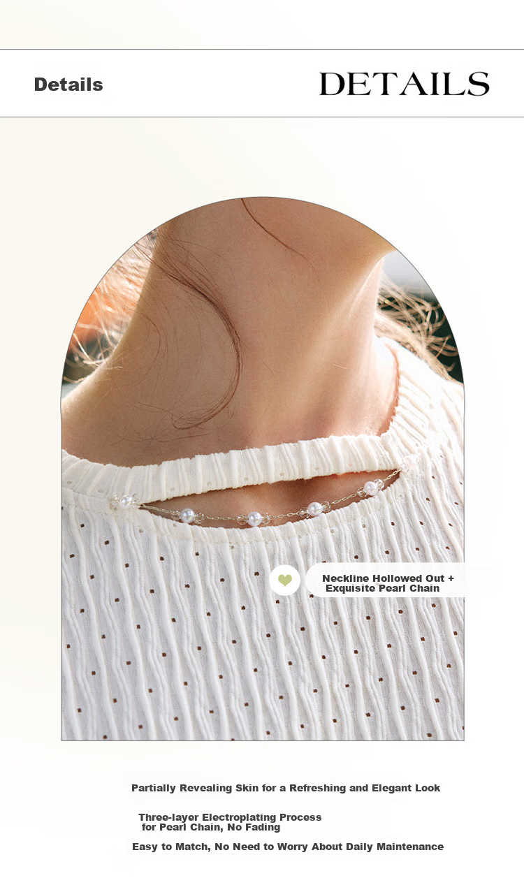 Olrain [Advanced Commuter Knit Top] Short-Sleeve T-Shirt, Summer Women's Wear, Distinct Textured Blouse, Apricot Color, Size M 5