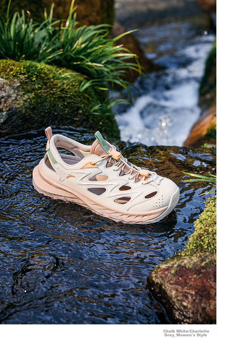Anta Explore Outdoor Sandals | Summer Men's Water Trekking Shoes, Sports Sandals, Breathable Hiking Shoes, Non-Slip Mountaineering Casual Shoes 10