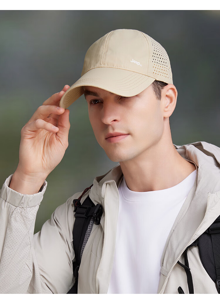 JEEP Baseball Cap for Men And Women, Summer Mesh Quick-Dry Sun Hat, Sports Casual Hiking Cap 27