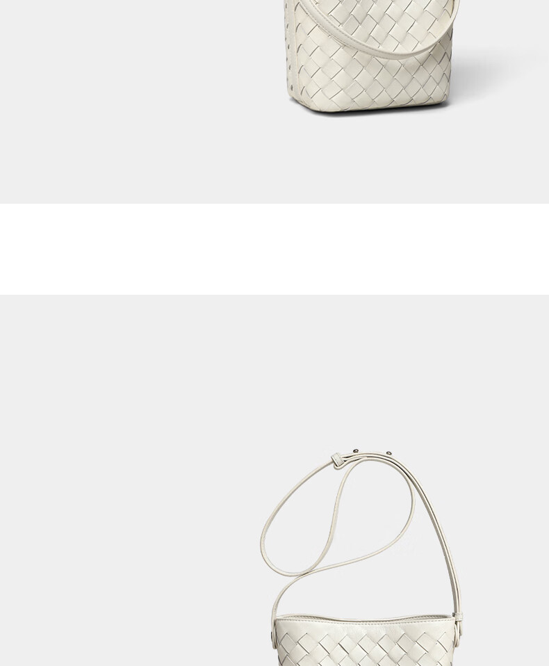 Viney Leather Handbag for Women, Woven Bucket Bag, Light Luxury Crossbody Shoulder Bag, Practical Birthday And Mother's Day Gift for Mom 10