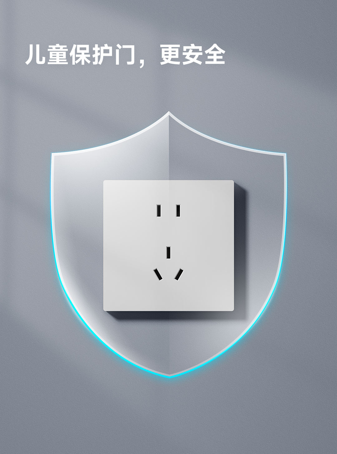 Linptech E3S Matching Switch Socket, 10A Five-Hole Socket with Single Control Switch, 86-Type Concealed Socket, White 1
