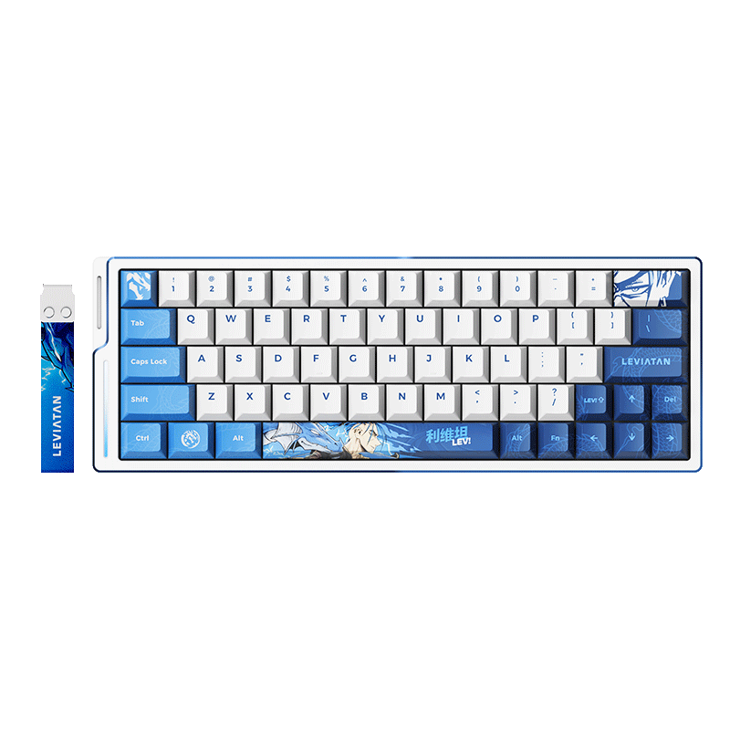 ATK LEV EDGE63 HE Leviathan Limited Edition Gaming Magnetic Switch Keyboard Customized for VALORANT, 64-Key Gaming Mechanical Keyboard Master Edition TTC Magnetic King Switch