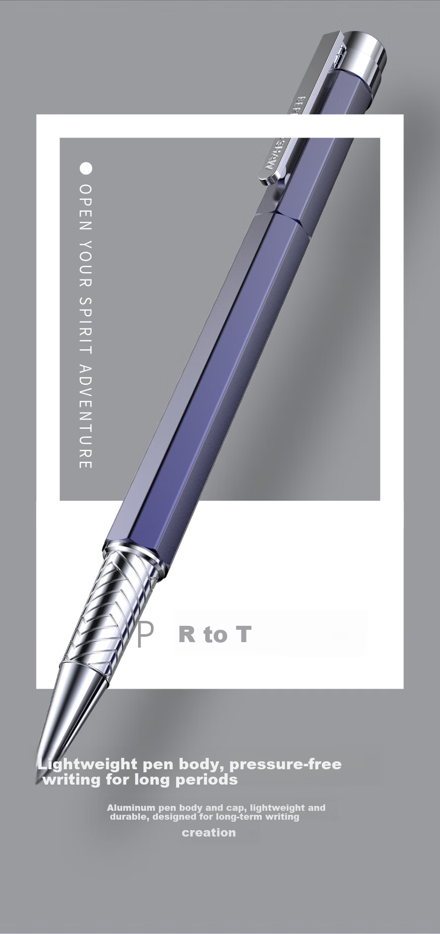 Bernard Shaw Mid-Autumn Festival And National Day Gift Ballpoint Pen, High-End Luxury [Spirit] Lavender Purple Ultimate Refill Gift Box Set, Premium Business Office Signing Pen Gift 2