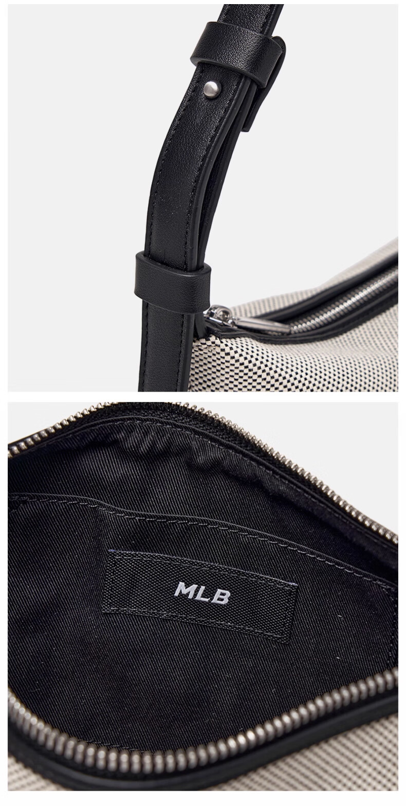 MLB Couple Gift for Girlfriend, Versatile Outdoor Underarm Bag, New Style 3ABQBC15N-50BKS 1