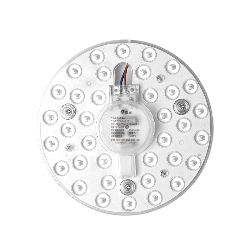YANKON Lighting LED Ceiling Light Panel Replacement Round Lamp Board Energy-saving Lamp Core Guangyi Series Full Spectrum 22W