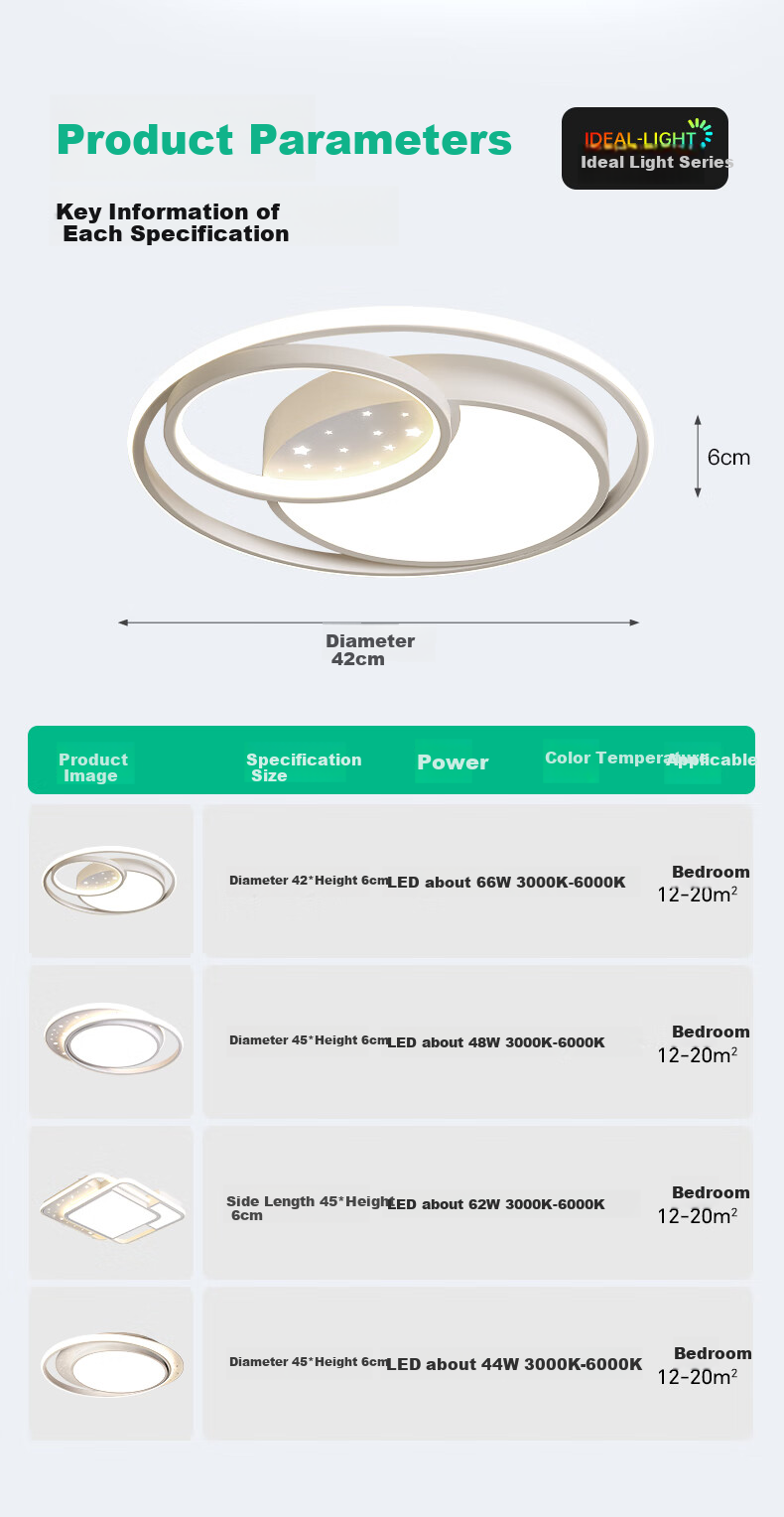 ARROW Panel, LED Ceiling Light, Bedroom Light, Nordic Postmodern Balcony Hallway Dining Room Lighting Fixture 7