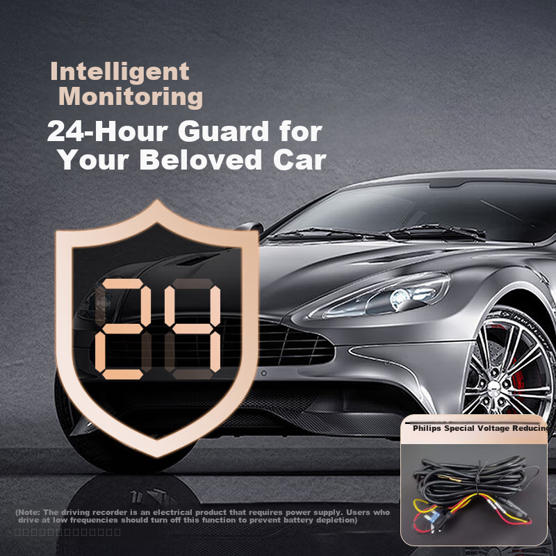 Philips Car Mounted Sports Camera 2K HD Electric Vehicle Car Truck Dash Cam Front and Rear Dual Recording Two-in-One