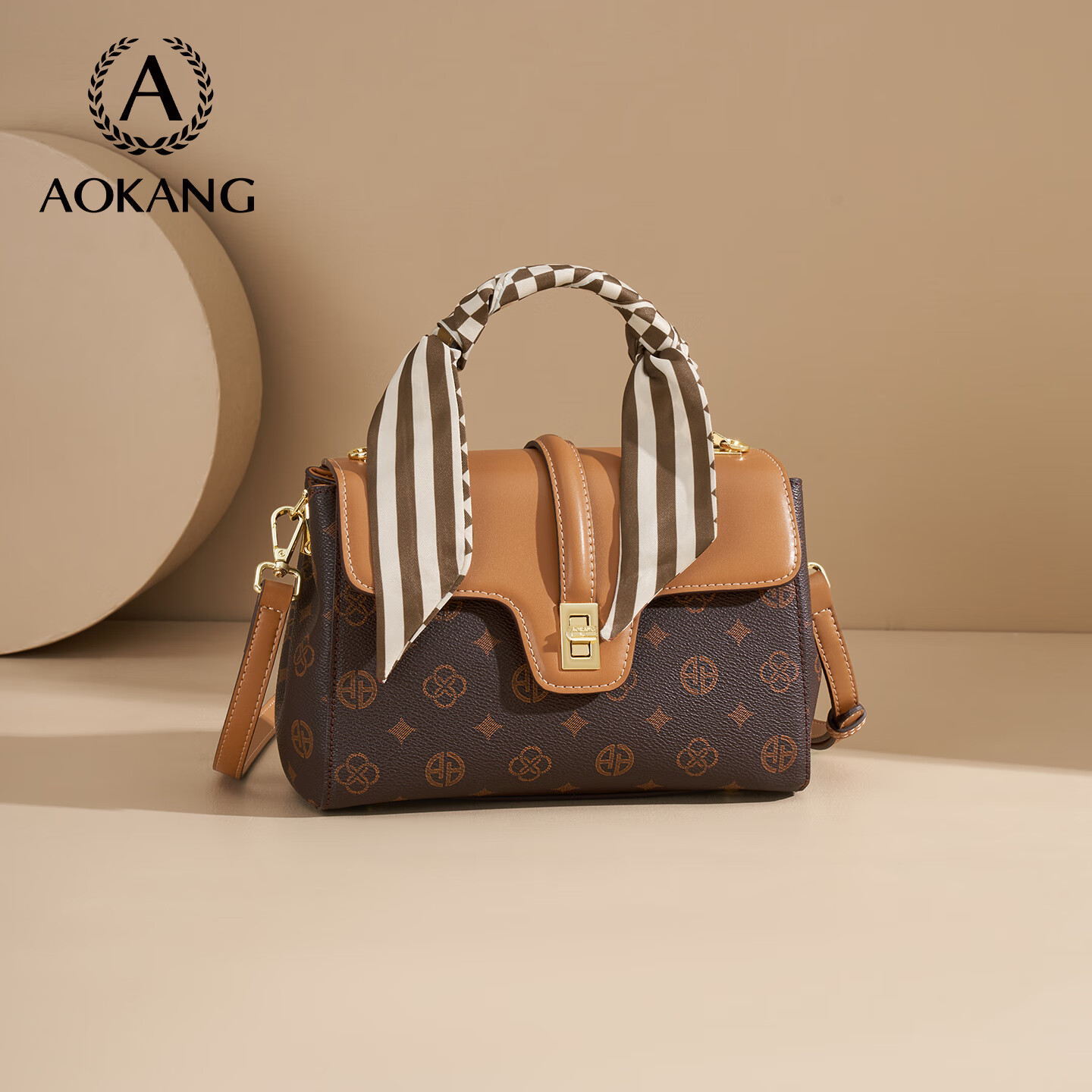 Aokang Women's Handbag 2026 New Large Capacity Tote Bag, Light Luxury Crossbody Shoulder Bag, Birthday Gift for Mom Or Wife